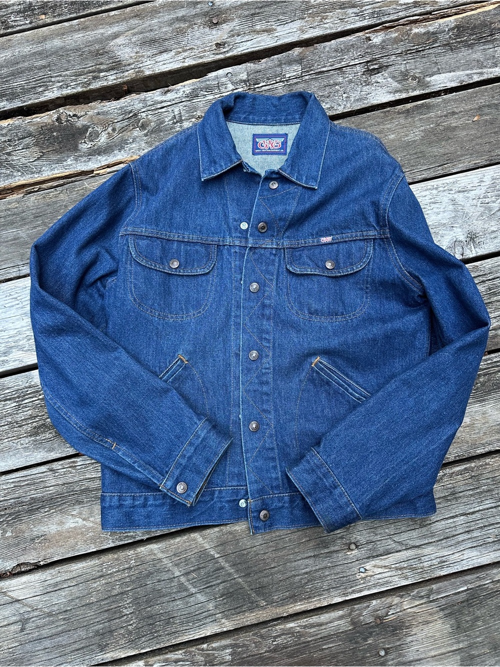 Vintage GWG ~ Great Western Garment Co Denim Trucker Jacket